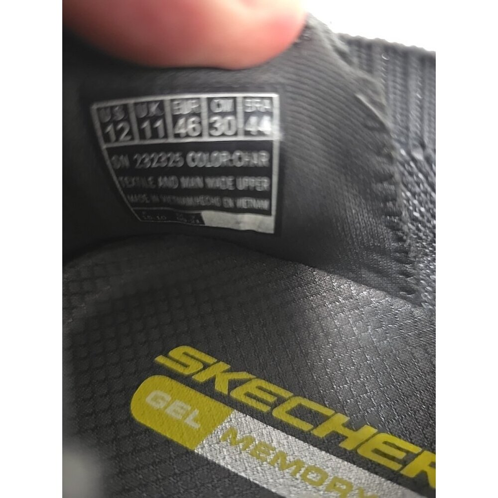 Skechers Men's Glide-Step Flex 232325 Canvas Lifestyle Sneakers Shoes Gray 12M - Picture 5 of 7